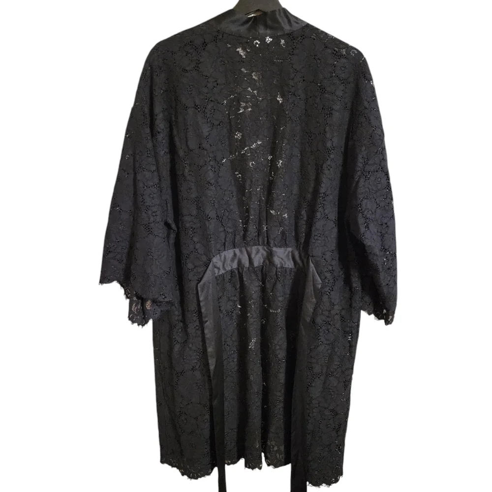 Soma Black Lace Robe